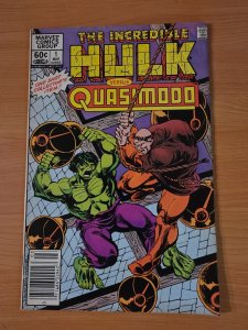 Incredible Hulk Versus Quasimodo #1 ~ VERY FINE VF ~ 1983 Marvel Comics
