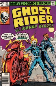 Ghost Rider (Vol. 1) #43 (Newsstand) GD ; Marvel | low grade comic Michael Fleis