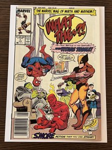 What The--?! #1 (1988). VF-. Parodies. Spidey/Wolverine on c. Newsstand Edition.