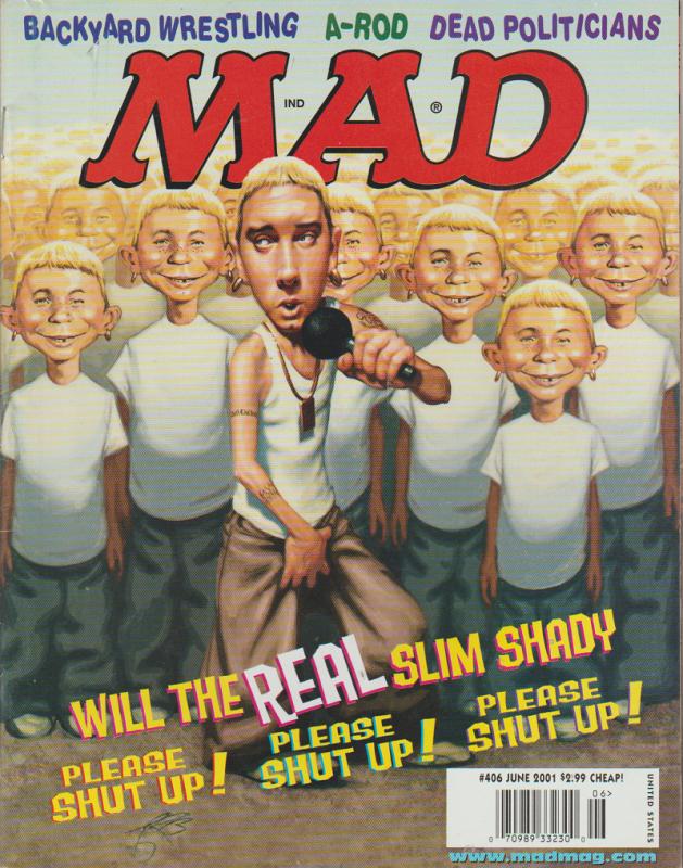 MAD MAGAZINE #406 - HUMOR COMIC MAGAZINE