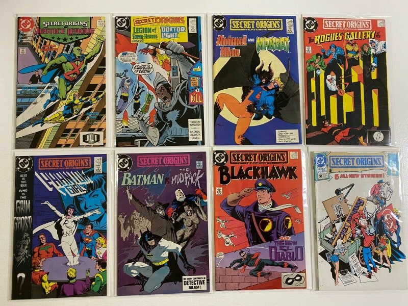 Secret Origins lot #1-50 + Specials 2nd Series DC 43 pieces 8.0 VF (1986-'90)