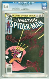 The Amazing Spider-Man #188 (1979) CGC 9.6! White Pages!
