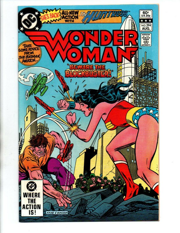 Wonder Woman #294 - Huntress Solo Story - 1982 - NM