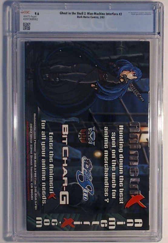 Ghost in the Shell 2: Man-Machine Interface #2 (Dark Horse, 2003) CGC 9.6