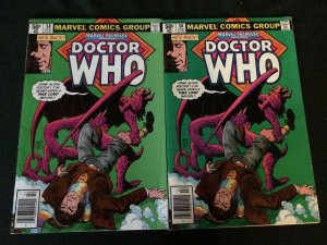 MARVEL PREMIERE #58 Two F+ Copies, Doctor Who
