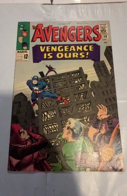 The Avengers #20 (1965)vengeance is ours swordsmen app see dewcrip