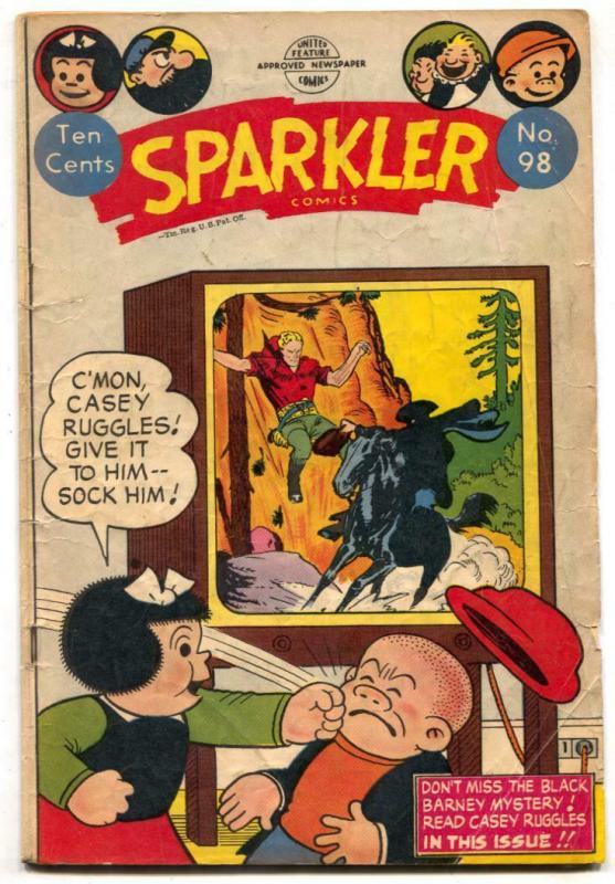 Sparkler #98 1951- Golden Age- Nancy- Captain & the Kids