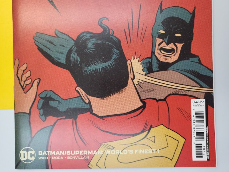 Batman Superman World's Finest #1 Chip Zdarsky Slap Variant Set