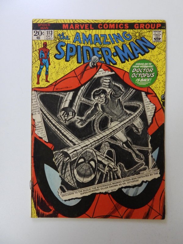 The Amazing Spider-Man #113 (1972) FN- condition