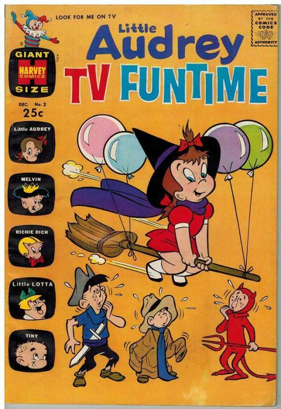 LITTLE AUDREY TV FUNTIME (1962-1971) 2 VG Dec. 1962 COMICS BOOK