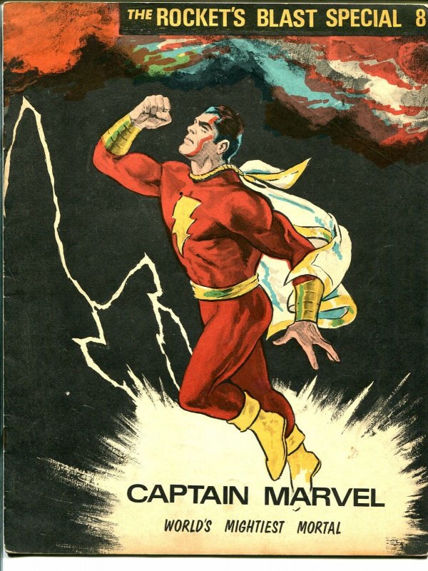 Rockets Blast Special #8 1972-CFCA-Capt Marvel tribute-Don Newton-origin-FN