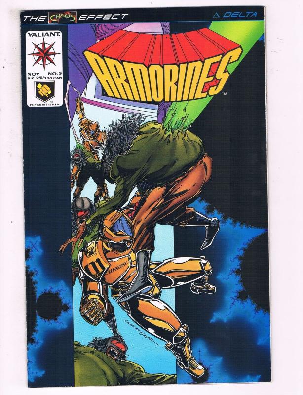 Lot Of 7 Armorines Valiant Comic Books # 1 2 3 4 5 6 7 Modern Age Series J25