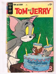 Tom & Jerry #240 FR 1968 Gold Key Comic Book Cartoon TV Series DE1