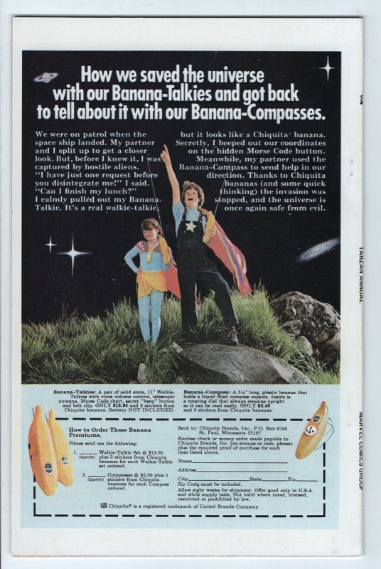 TARZAN ANNUAL(MCG) #3 - 7.5, WP