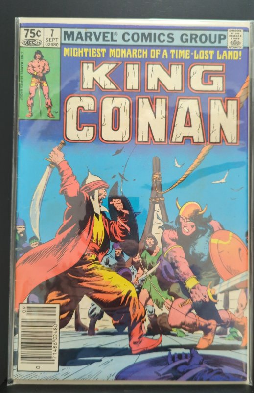 King Conan #7 Newsstand Edition (1981)
