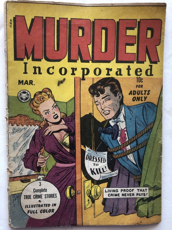 Murder Incorporated 2,VG, great lingerie tongue in cheek cvr,loose cntrfld!