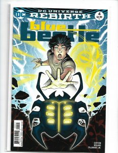 Blue Beetle #4 COVER A KOLINS (DC REBIRTH) nw103