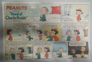 (50/52) Peanuts Sunday Pages by Charles Schulz from 1969 Size: 11 x 15 inches