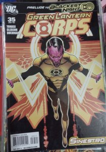 GREEN LANTERN CORPS  # 35  2009  DC  SINESTRO prelude to blackest night