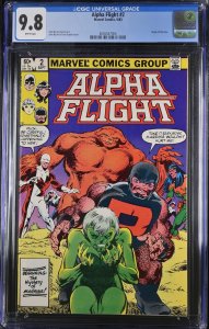 Alpha Flight #2 (9/83) Graded CGC 9.8