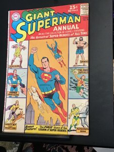 Superman Annual #6 (1963)  legion origin! Mid high grade FN/VF