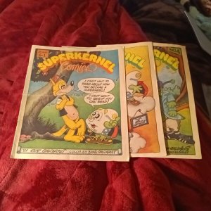 Super kernel Comics S-1 S-2 And V4 #4 Bronze Age 1981 Guy & Brad Gilchrist lot