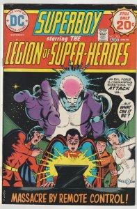 Superboy #203 (Jul-Aug 1974, DC), VFN (8.0), Invisible Kid killed by Validus