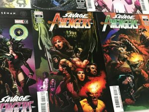 SAVAGE AVENGERS#2-14 VF/NM LOT (10 BOOKS) 2019 MARVEL COMICS 
