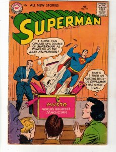 Superman #111 FEB-1957 VG Affordable-Grade 1st Mysto! 1st Judd Kent! COVELL CERT