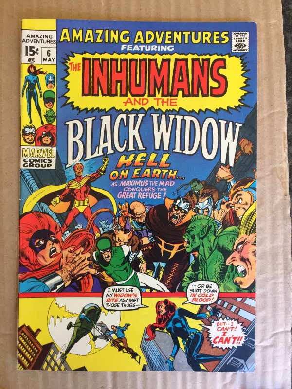 The Inhumans And The Black Widow #6