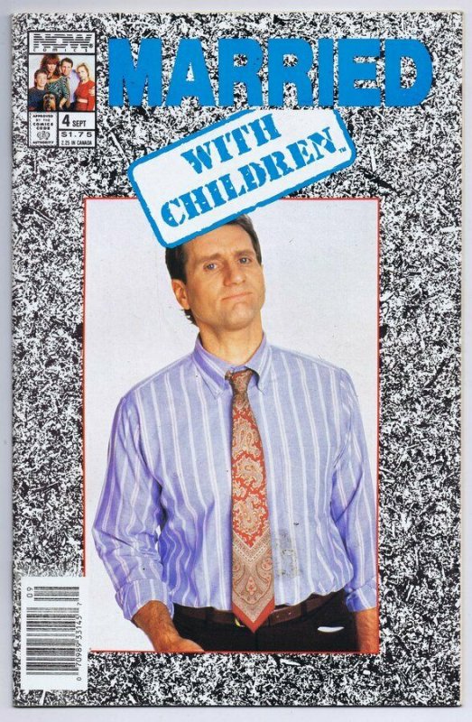 Married With Children #4 ORIGINAL Vintage 1990 Now Comics Ed O'Neill Al Bundy