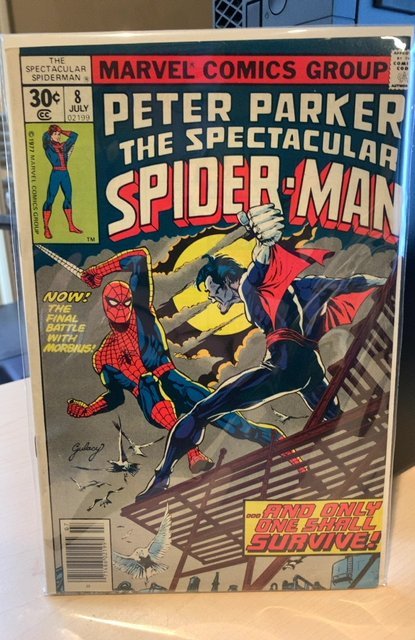 The Spectacular Spider-Man #8 (1977) 9.2 NM-