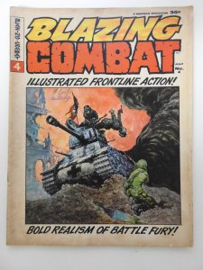 Blazing Combat #4 (1966) Solid VG Condition!! HTF Mag