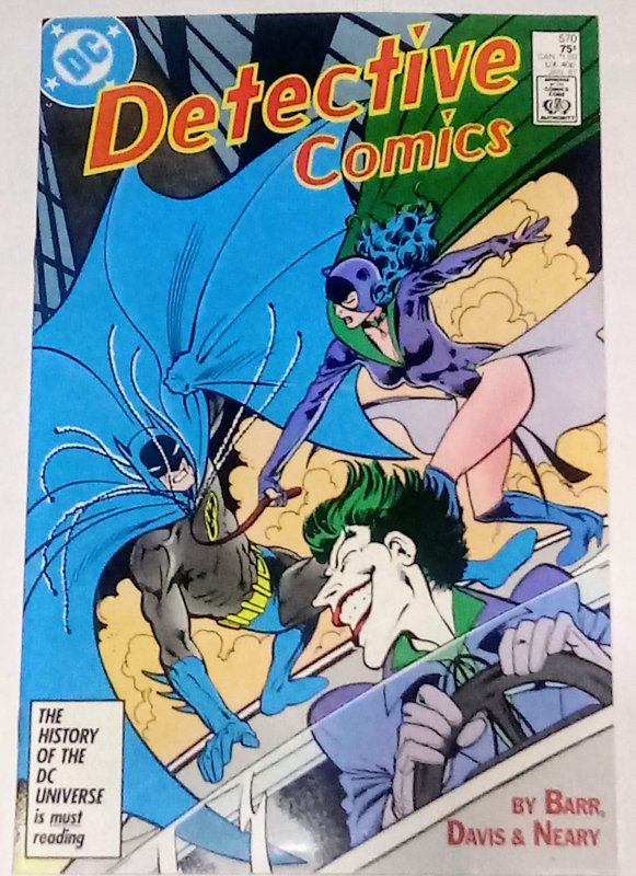 Detective Comics #570 (VF/NM) Joker Catwoman Alan Davis DC Comics ID03H