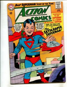 ACTION COMICS #325 (3.5/4.0) THE SKYSCRAPER SUPERMAN!! 1965