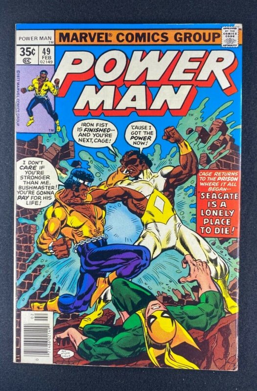 Power Man (1974) 49 VF (7.5) Bushmaster Daughters of the