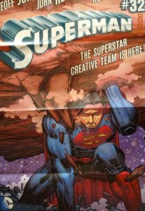 SUPERMAN #32  Promo Poster, 22 x 34, 2014, DC Unused more in our store 536
