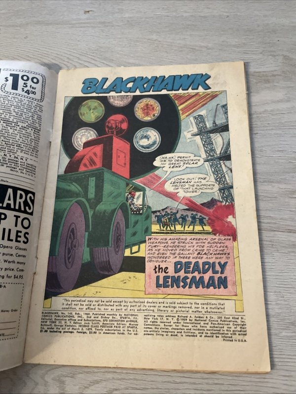 BLACKHAWK #145 Low Grade