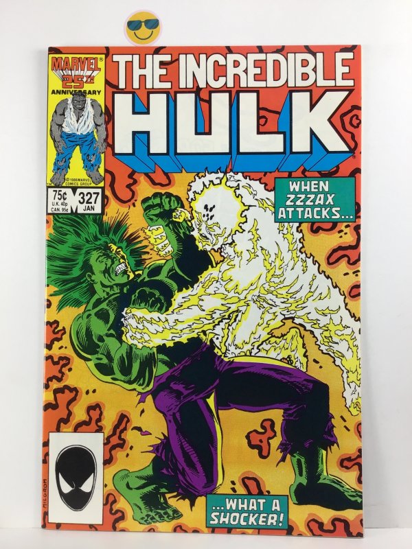 The Incredible Hulk #327 (1987)NM Zzzax attacks