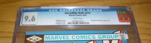 Incredible Hulk #271 272 279 CGC 9.6 1st rocket raccoon guardians of the galaxy