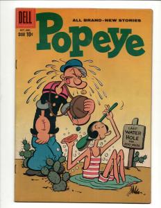 Popeye # 50 FN Dell Silver Age Comic Book Olive Oil Cartoon Spinach J371
