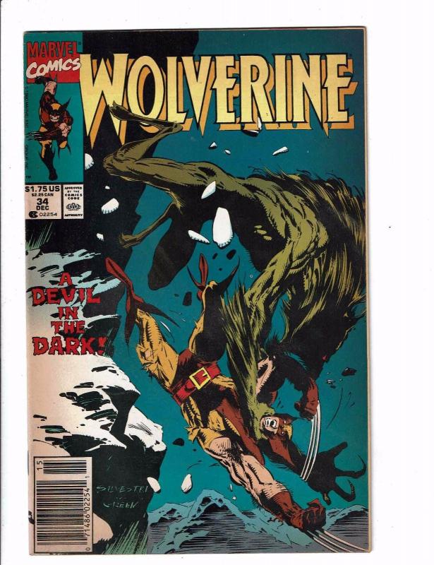 7 Wolverine Marvel Comic Books #24 25 26 31 32 33 34 X-Men Sabretooth Storm J120