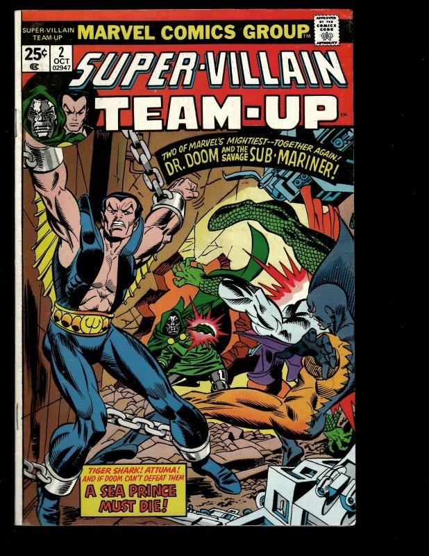 12 Super-Villain Team-Up Marvel Comics #2 3 4 5 6 7 8 9 10 11 12 13 Dr Doom GK15