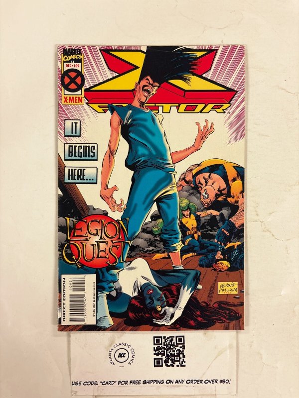 X-Factor #109 NM Marvel Comic Books Polaris Havok Wolfsbane Madrox 14 HH114
