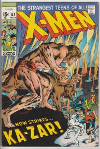 X-Men #62 (Nov-69) VF+ High-Grade X-Men