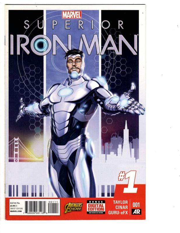 4 Superior Iron Man Marvel Comic Books # 1 2 5 6 Daredevil Abomination WM7