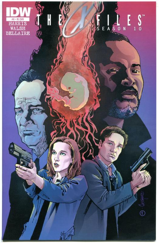 X-FILES #8 Season 10, NM-, Fox Mulder, Dana Scully, 2013, Variant, more in store