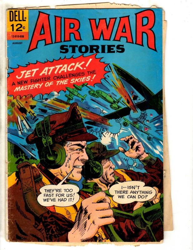 Air War Stories # 8 VG 1966 Dell Silver Age Comic Book Army Navy Marines FH2