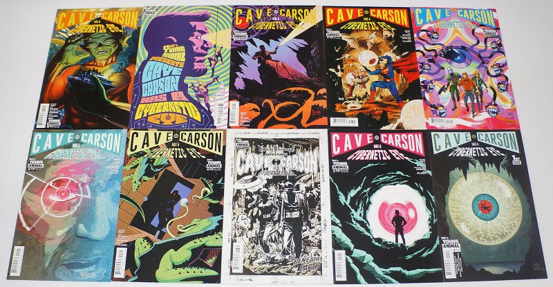 Cave Carson Has A Cybernetic Eye #1-12 VF/NM complete series + special - set B 