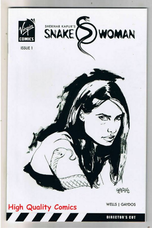 SNAKE WOMAN #1, NM+, Variant, Virgin Comics, 2006, more indies in store